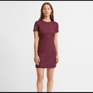 Theory Maroon Formal Dress